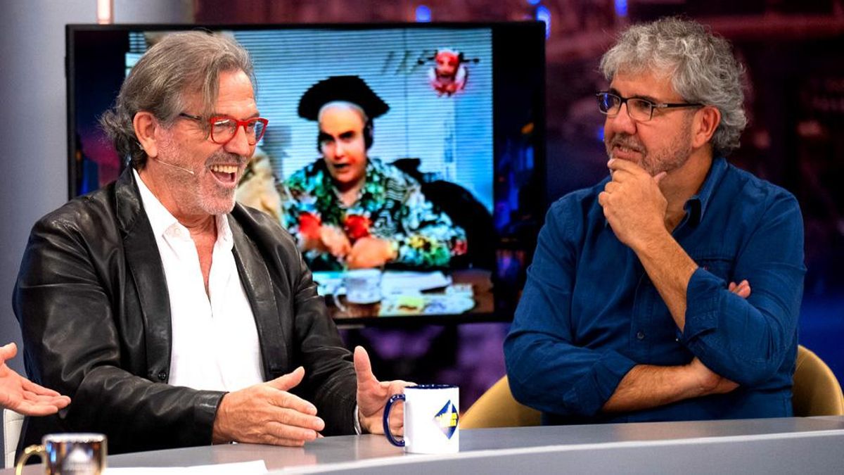 Pepe Navarro y Florentino Fernández, en su entrevista en 'El Hormiguero'