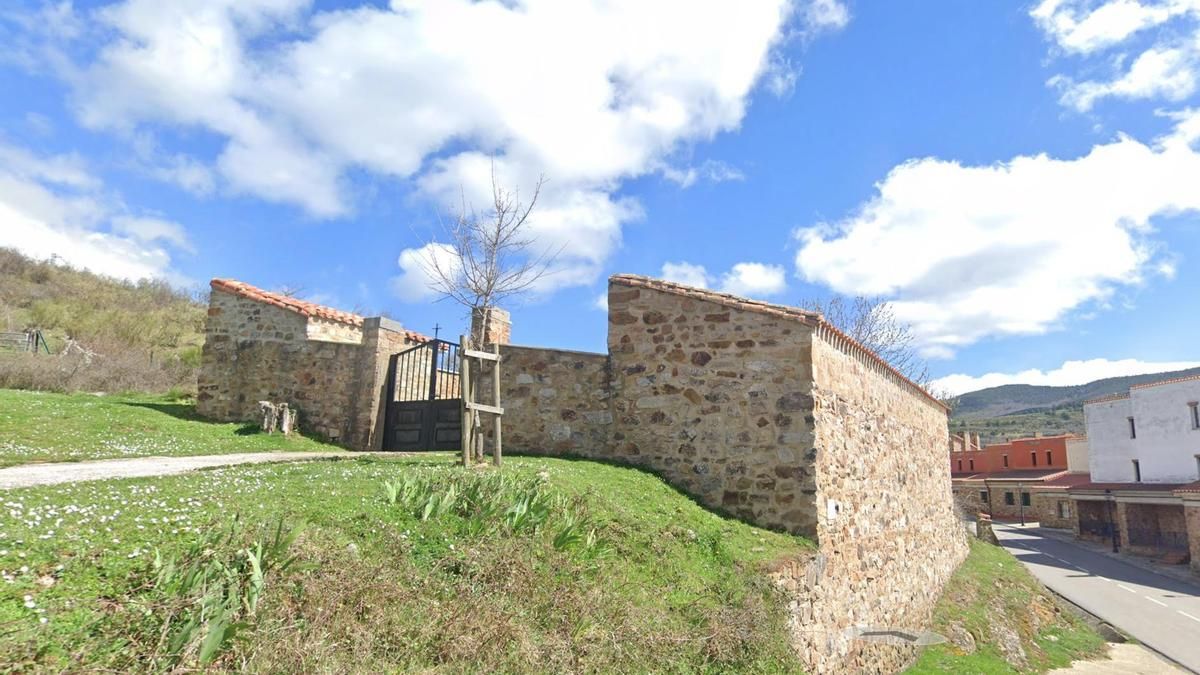Cementerio de San Andrés en la actualidad, en los Cameros riojanos