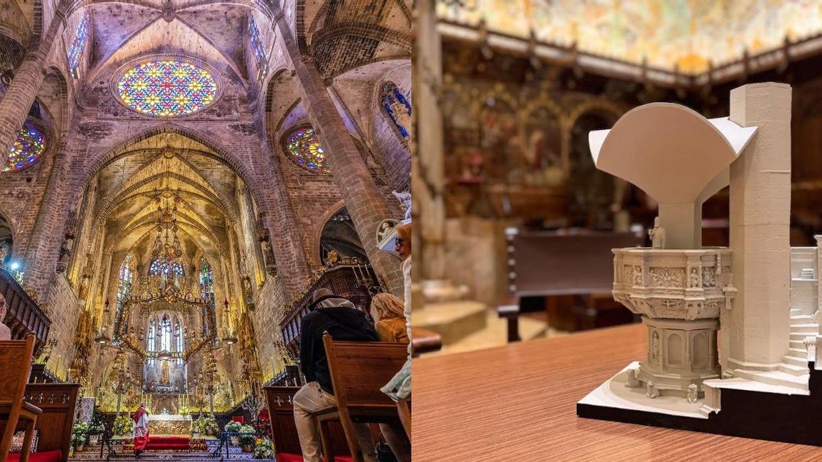 El tornavoz perdido de Gaudí que puede ayudar a descifrar la acústica de la Catedral de Mallorca
