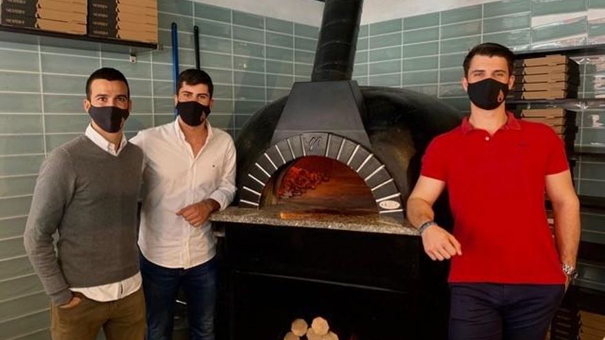 Txema, Gonzalo e Ivan, socios propietarios.