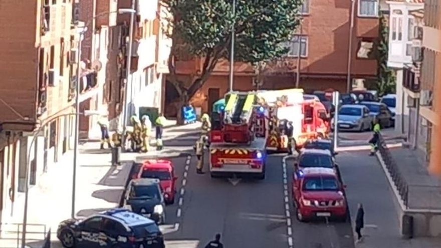 Explosión de una tubería de gas con fuga en un edificio de Toledo