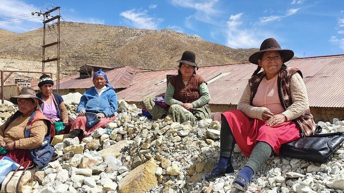Imagen de algunas de las palliris, mujeres bolivianas con un trabajo invisible y necesario