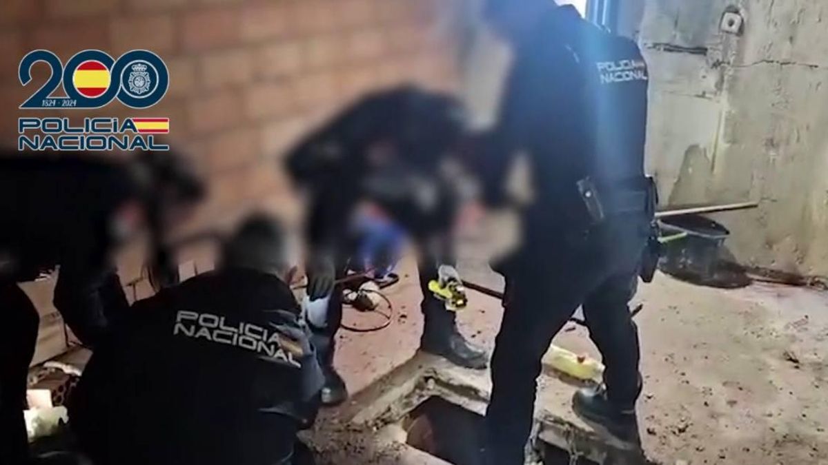 Conducto del narcotúnel de Ceuta