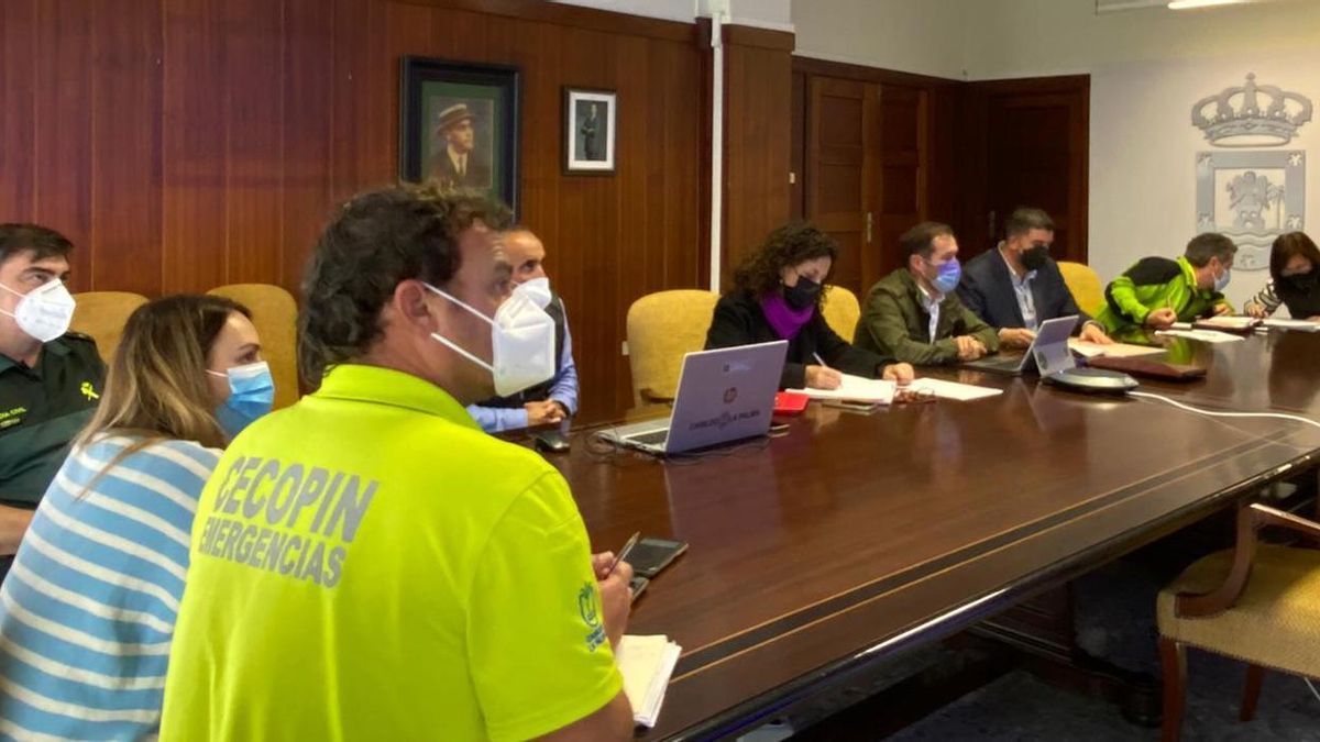 Reunión del Plan Insular de Emergencias de La Palma.