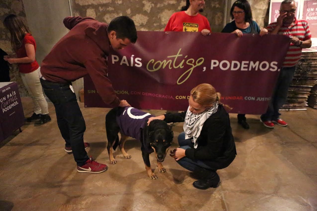 Acto de arranque de campaña electoral de Podemos.