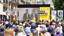 Acto electoral de ERC en la pasada campaña para las generales