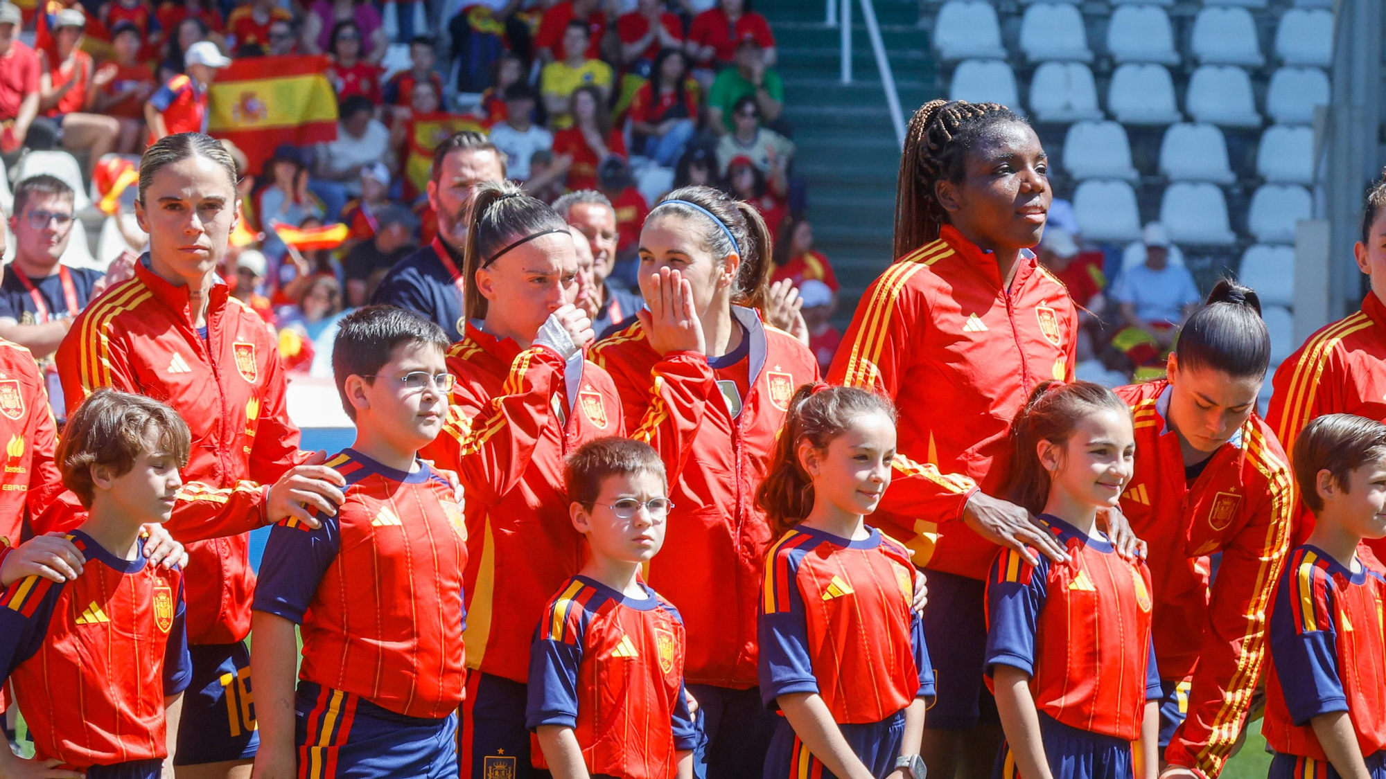 El partido de la selección femenina España - Ucrania