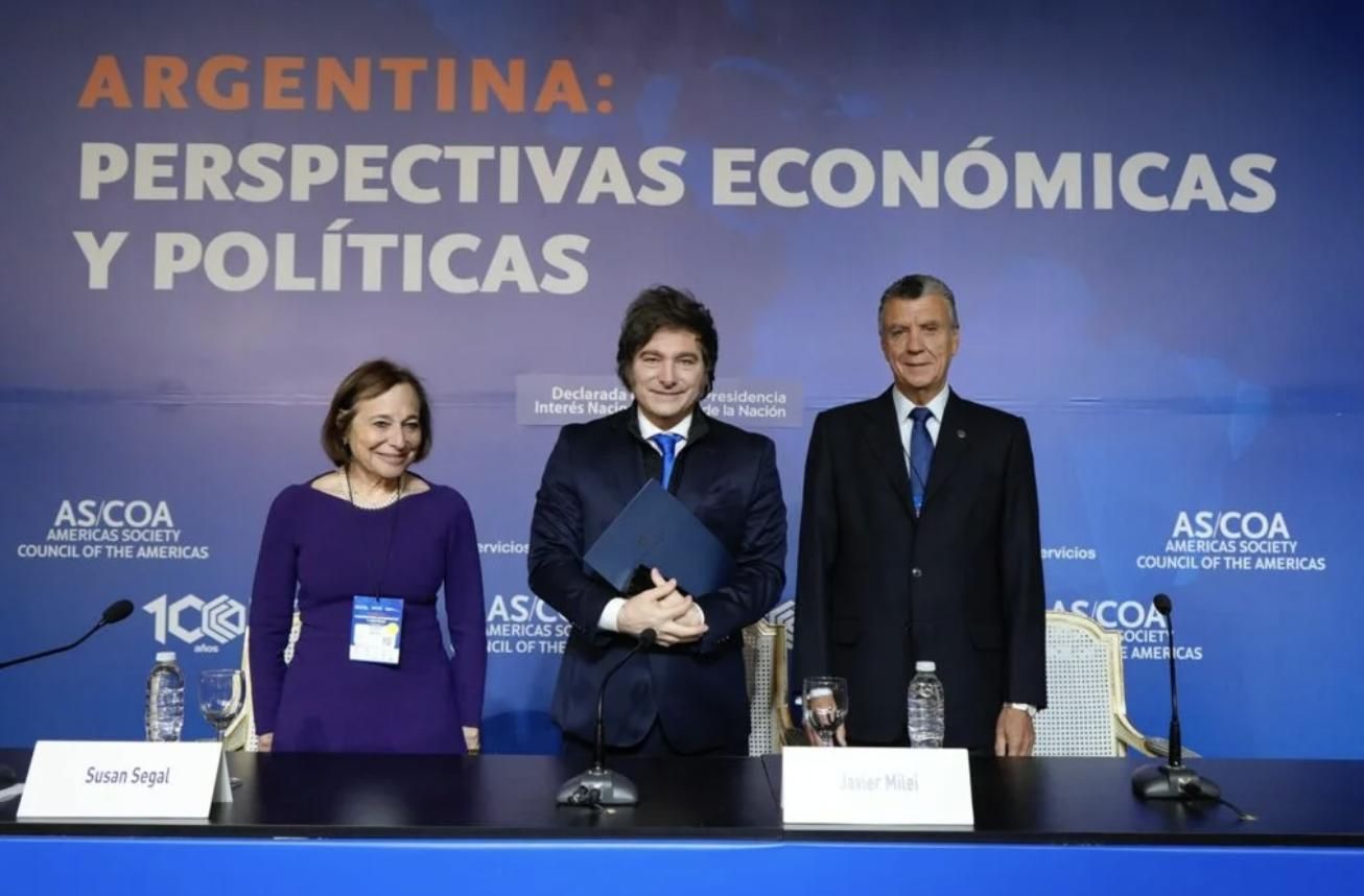 Milei vuelve a cerrar este año el Council of Americas.