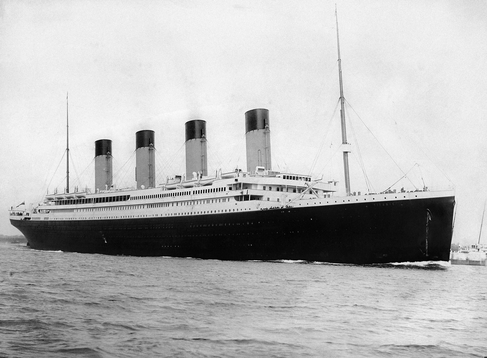 Imagen del Titanic, que su hundió durante su viaje inaugural