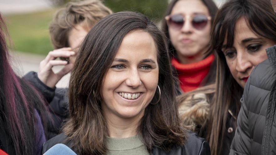 La secretaria general de Podemos y ministra de Derechos Sociales y Agenda 2030, Ione Belarra.