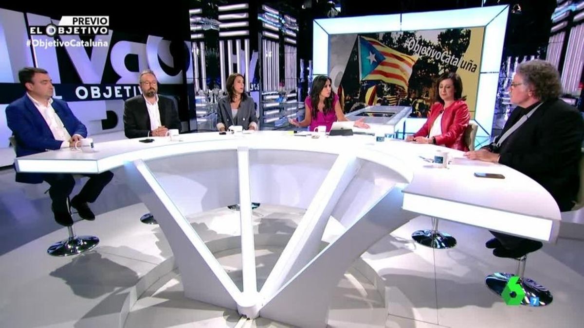 Rafael Hernando planta a El Objetivo de laSexta en su debate sobre Catalunya