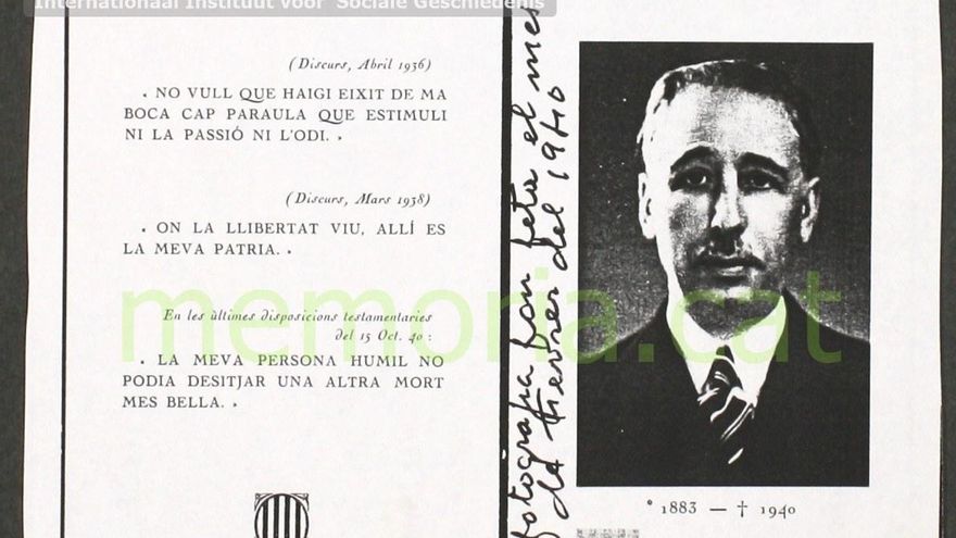 Los historiadores que devolvieron la memoria a Companys: ocho décadas para reconstruir el fusilamiento de un president