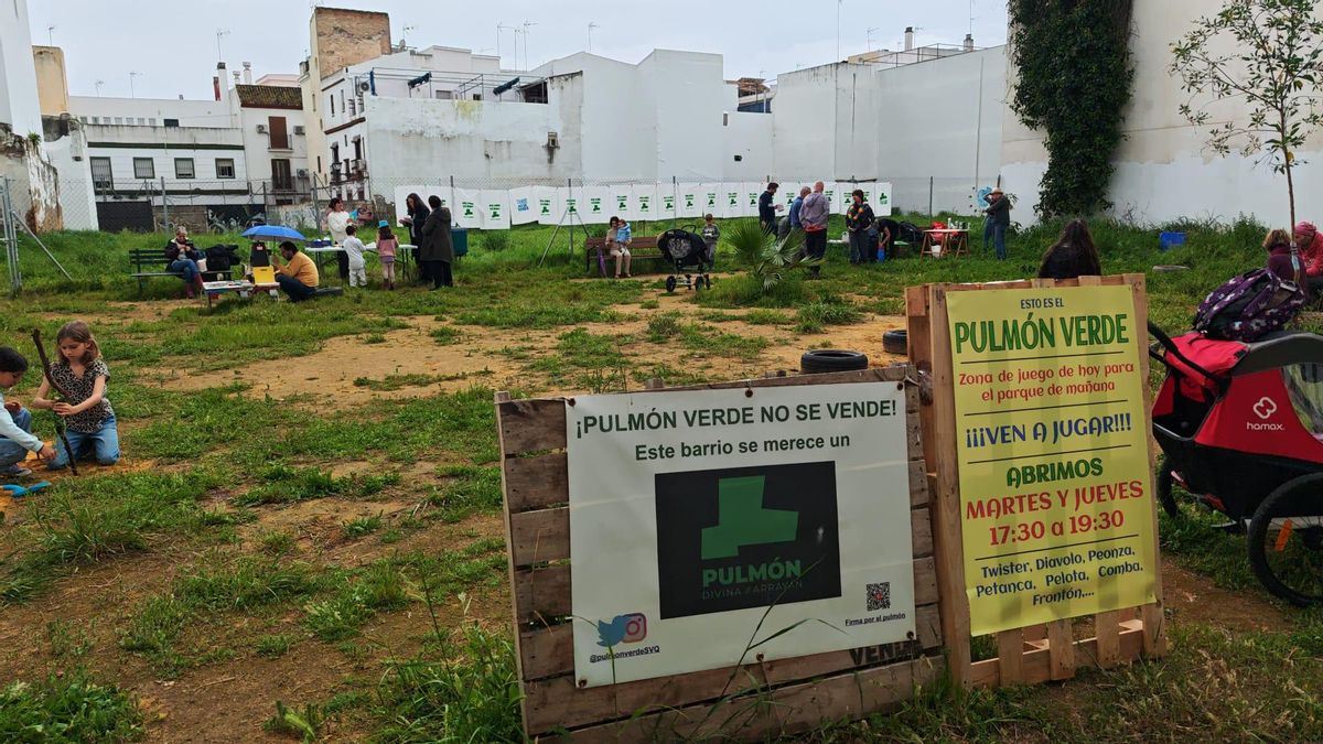 El Gobierno local veta la entrada de los niños del barrio al 'pulmón verde' del centro de Sevilla