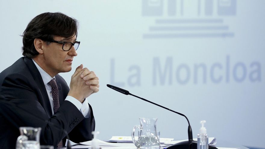 El ministro de Sanidad y candidato del PSC a la presidencia de la Generalitat, Salvador Illa. EFE/ Ballesteros/Archivo