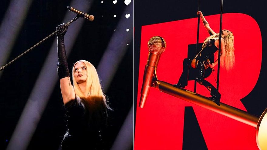 La representante de Finlandia en Eurovisión muestra su nuevo vestuario, con 'recado' a la UER por su censura