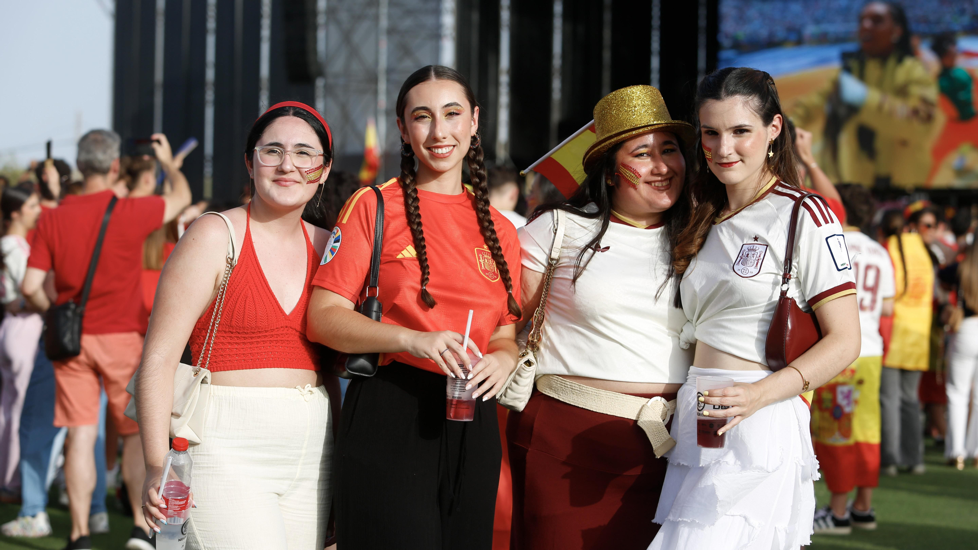 Afición de la selección española en el Córdoba Live