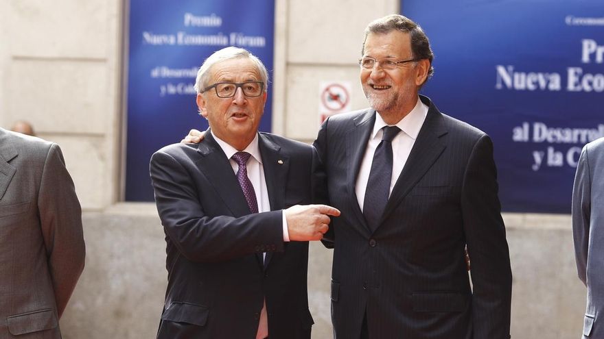 Juncker defiende que España siga "unida" y Rajoy elogia que sea un "defensor de la unidad en la diversidad"