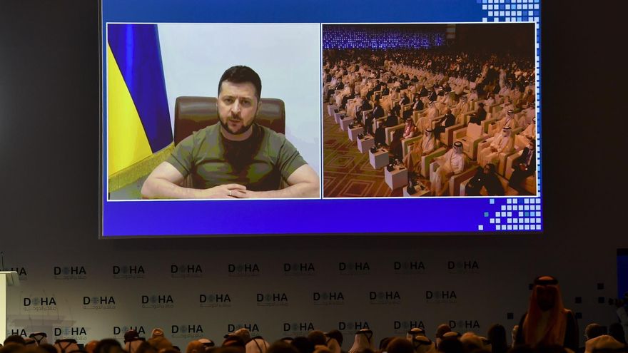Zelenski en Doha