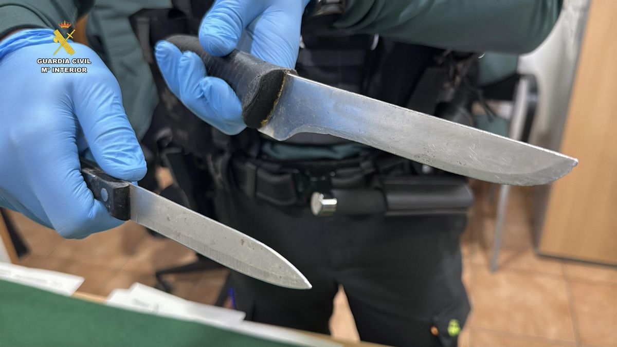 Detenido en Nájera tras amenazar a varios viandantes con cuchillos y lanzar piedras a la Guardia Civil