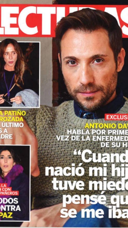 Antonio David Flores, protagonista de la portada de Lecturas