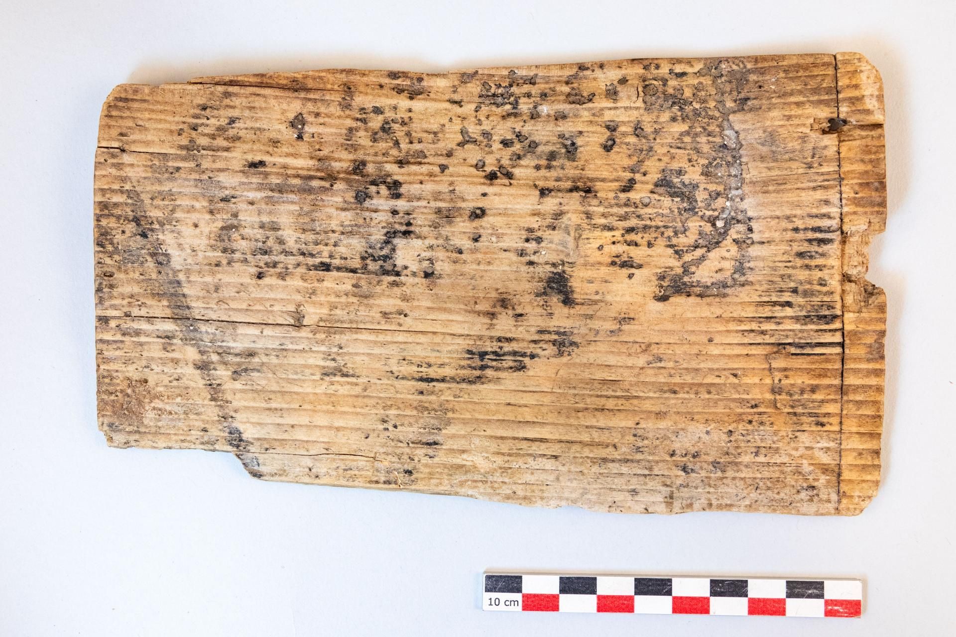 Una de las tablillas encontradas