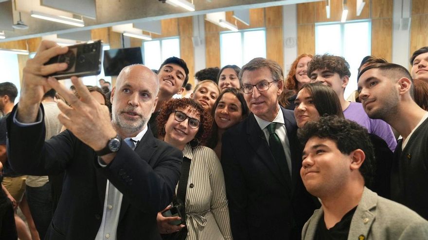 Cuando Feijóo defendía en Argentina en 2022 la ‘ley de nietos’ que ahora considera un ‘pucherazo electoral’