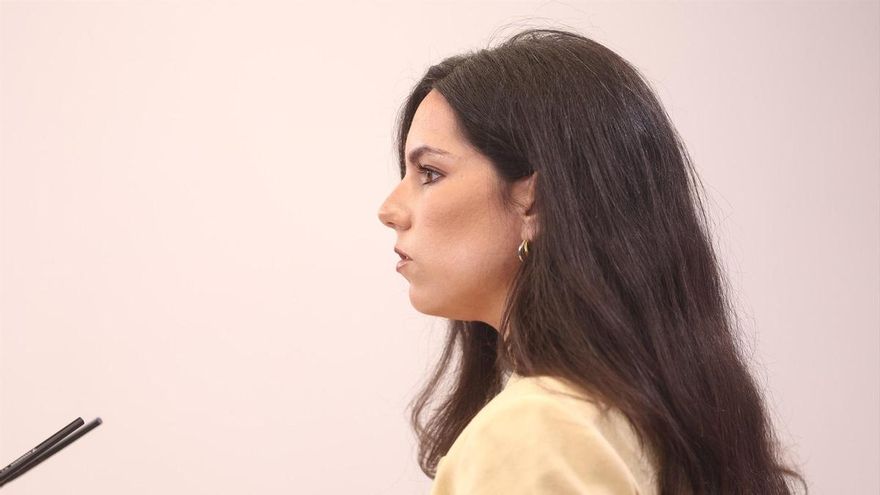 La portavoz de Vox en el Congreso de los Diputados, Pepa Millán, durante una rueda de prensa en el Congreso de los Diputados, a 14 de julio de 2026, en Madrid (España).