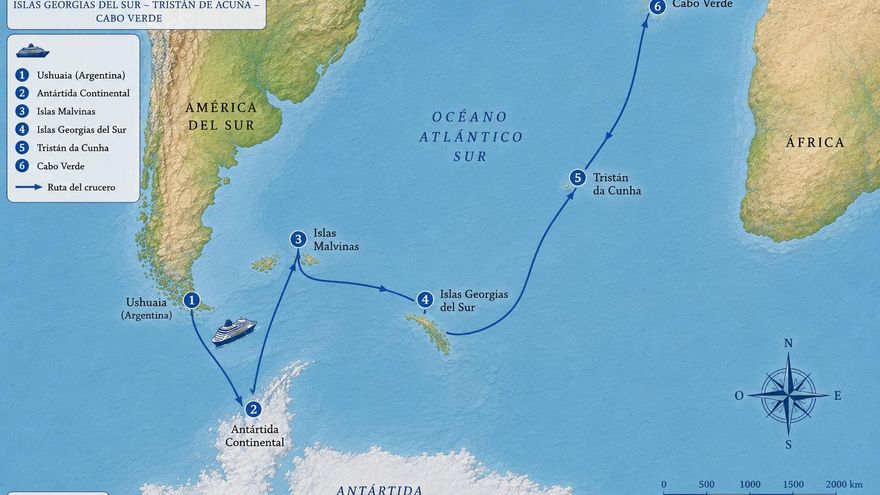 Cronología del crucero con hantavirus: del primer caso a la llegada estimada a Tenerife