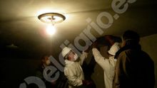 Los expertos de Patrimonio trabajando en las fosas del Valle de los Caídos