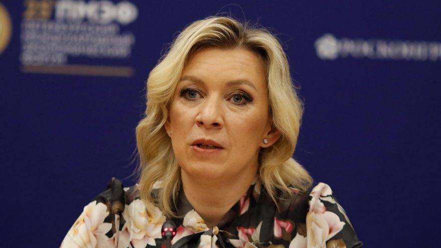 La portavoz del Ministerio de Asuntos Exteriores de Rusia, Maria Zakharova.