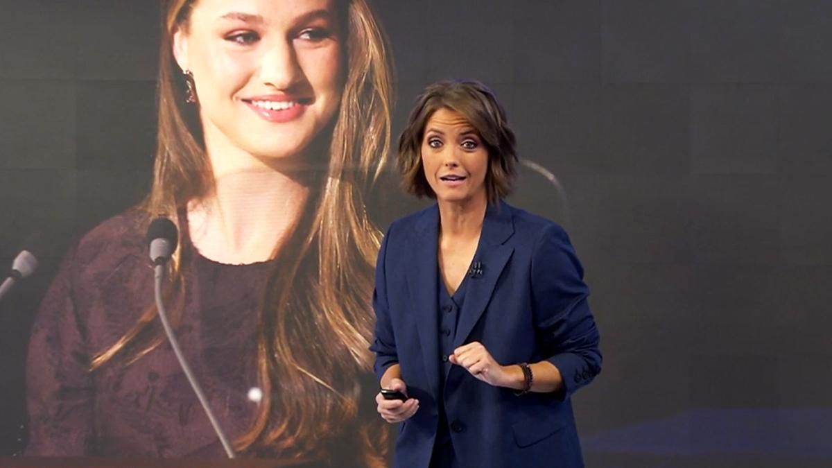 María Casado corrige a la princesa Leonor por llamar "boomer" al rey: "Lo hago con muchísimo cariño"