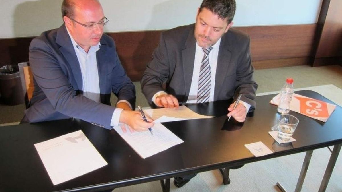 El presidente de Murcia y Ciudadanos se reunirán el jueves