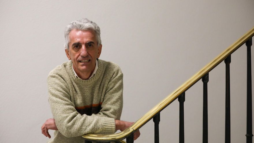 El nuevo portavoz de Podemos en la ciudad de Madrid, Luis Nieto. / Marta Jara