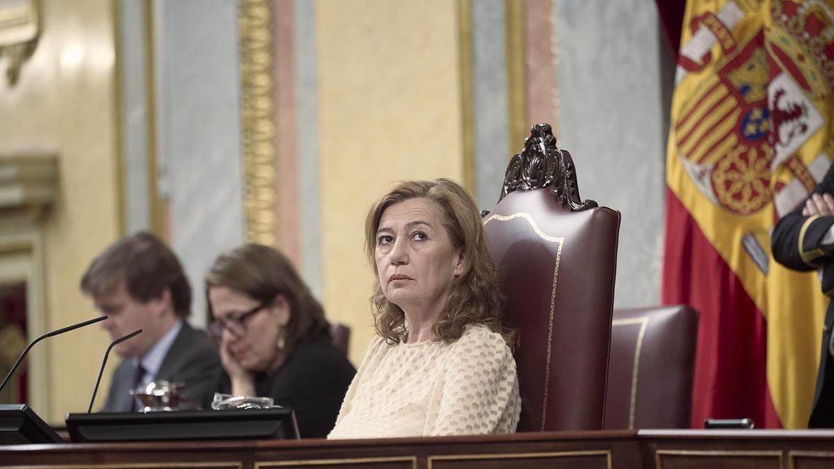La presidenta del Congreso Francina Armengol, en la Cámara Baja en una imagen de archivo.