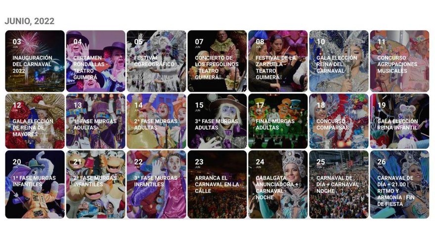 El Carnaval de Santa Cruz de Tenerife arranca este viernes: fechas y horarios de todos los actos programados