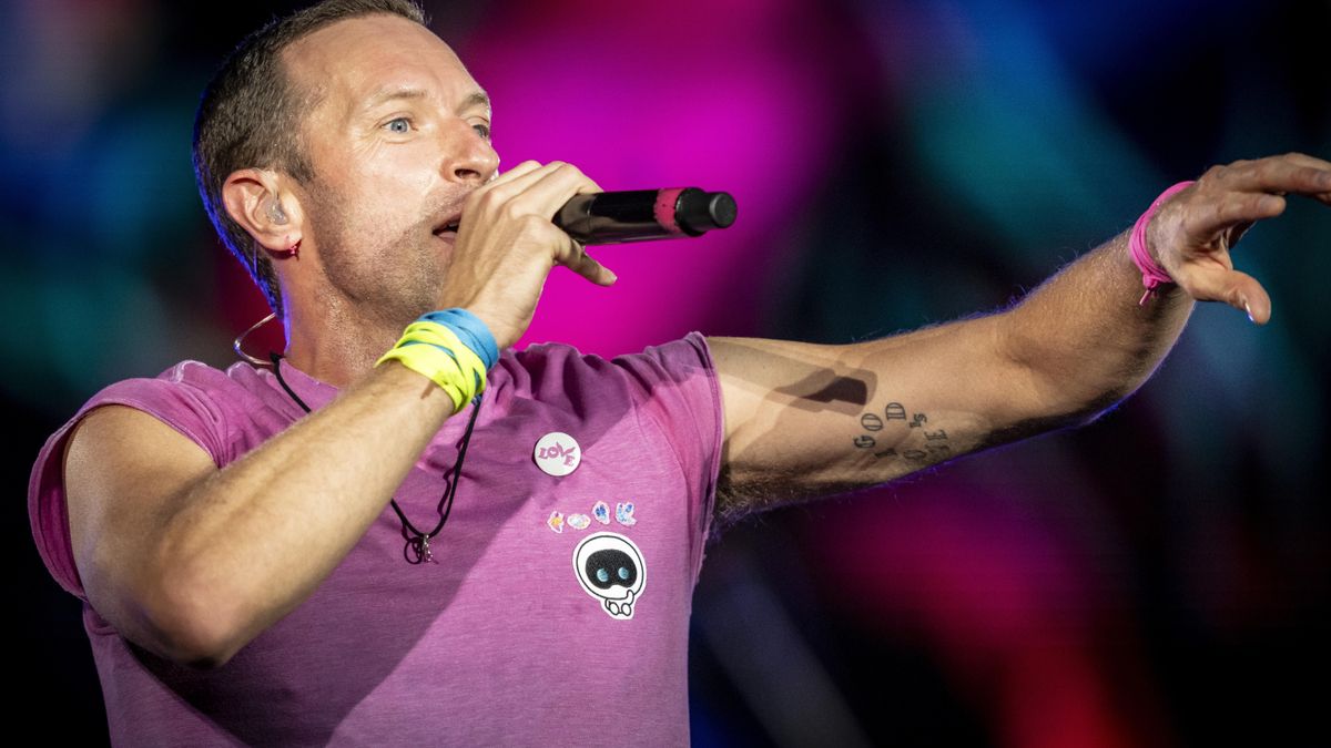 Imagen de archivo de Chris Martin, vocalista de Coldplay.EFE/EPA/Mads Claus Rasmussen DENMARK OUT
