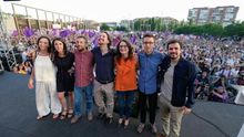 Mitin de cierre de campaña de Unidos Podemos, en Madrid.