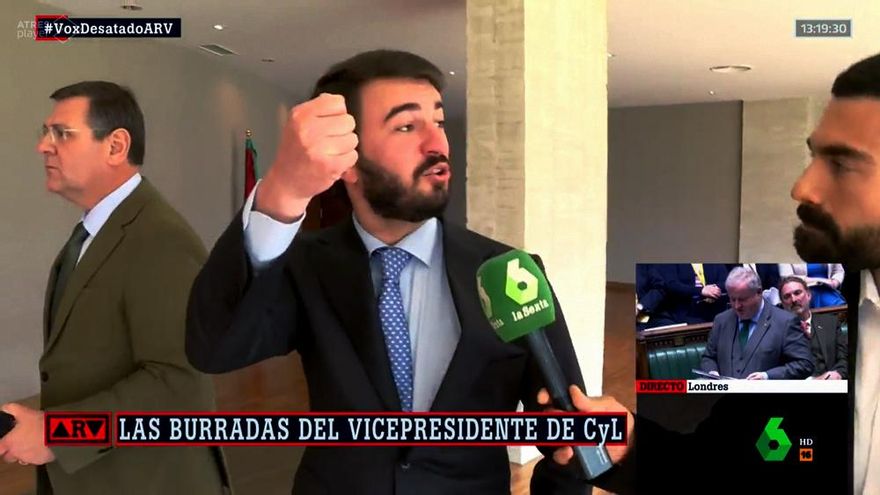 El vicepresidente de Castilla y León, contra laSexta por preguntarle por su respuesta a una diputada con discapacidad