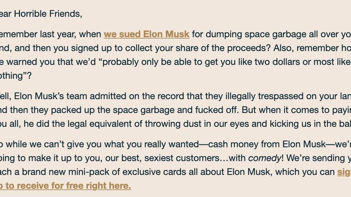 Cards Against Humanity convirtió la compensación en una nueva broma