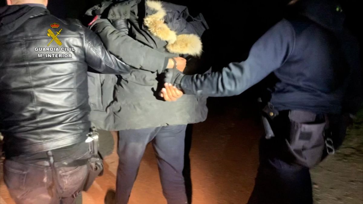 Detención 'El Melillero' por agentes de la Guardia Civil