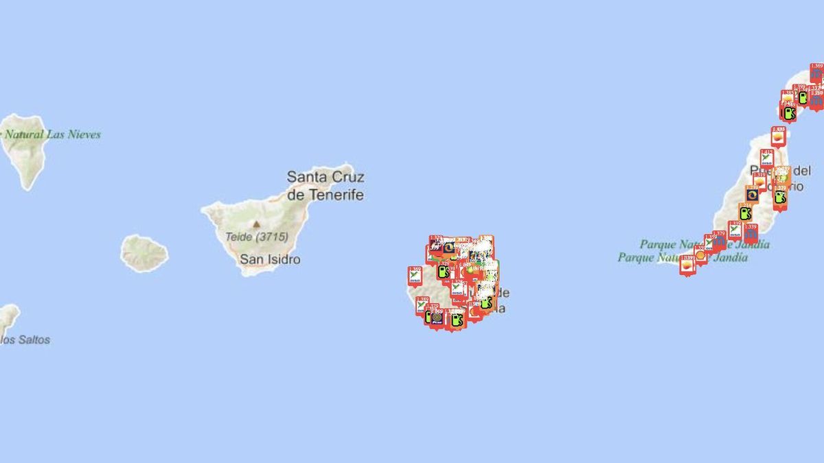 Buscador | La gasolina más barata de Canarias, isla por isla