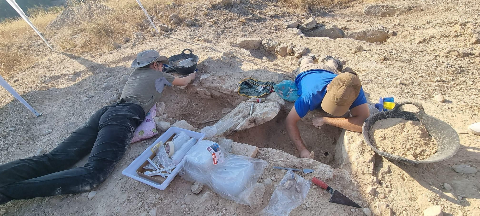 Descubren un yacimiento visigodo desconocido hasta ahora en una pedanía de Hellín