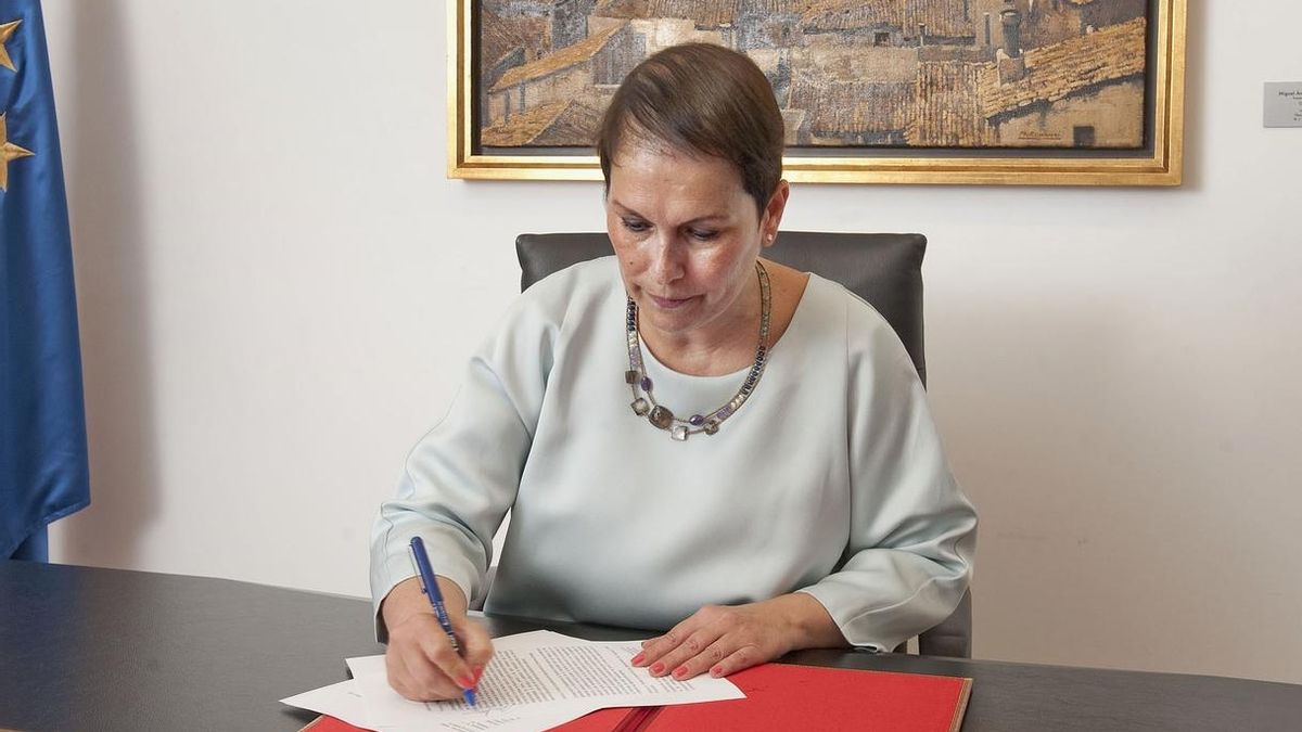 La presidenta de Navarra, Uxue Barkos.
