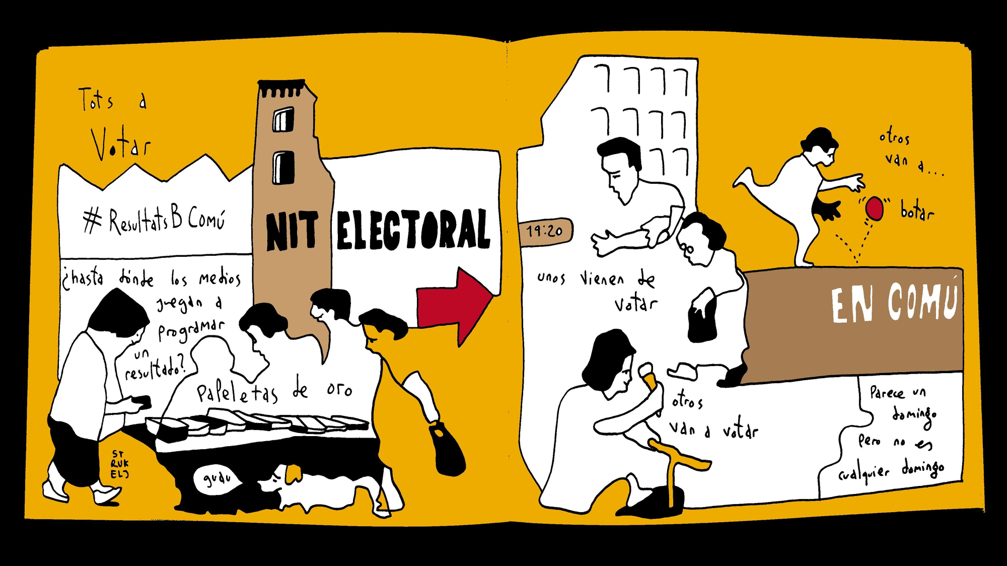 La nit electoral de Barcelona en Comú / PEDRO STRUJELJ