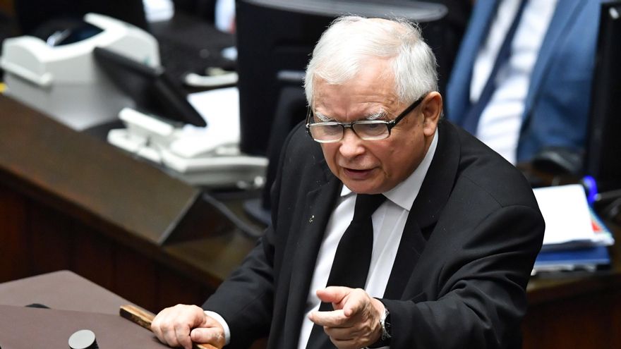 Jarosław Kaczyński, el jefe del partido que lidera la coalición gubernamental polaca, Ley y Justicia (PiS), en una imagen de archivo. EFE/EPA/Radek Pietruszka