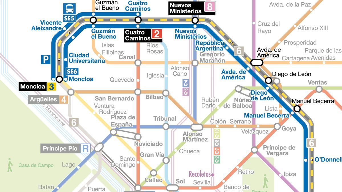 Los nuevos cortes en la línea 6 de Metro de Madrid se adelantan en septiembre: alternativas y estaciones afectadas