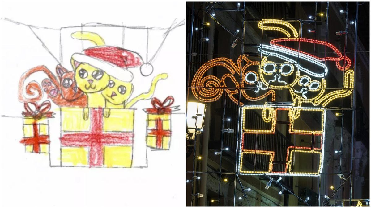 Uno de los dibujos elegidos en 2024, junto a su diseño final