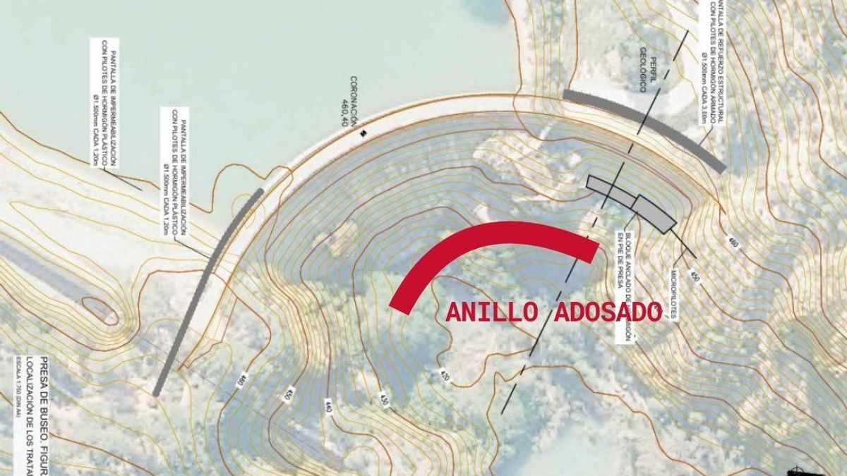 El Gobierno valenciano reforzará la presa de Buseo con un anillo transversal e instala sirenas de emergencia aguas abajo