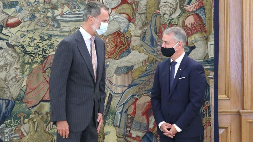 Urkullu pide ante el Rey que el Estado reconozca la "realidad nacional" de Euskadi