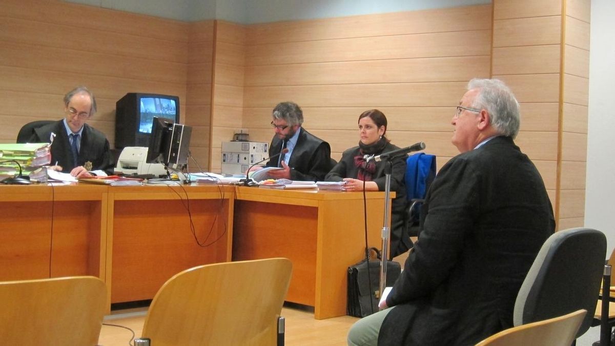 Muguruza declarando en los tribunales.